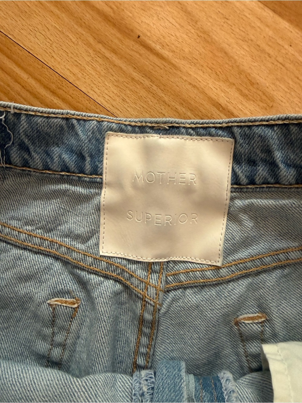 MOTHER SUPERIOR The Rambler Zip Ankle Fray Jeans in I’m with the Band - Sz 28 - Picture 5 of 11